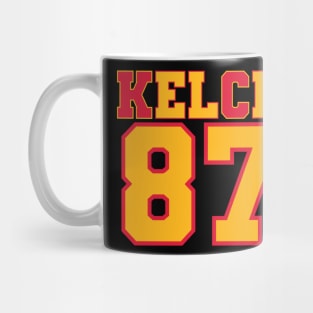 Kelce 87 Kansas City Chiefs Tight End Travis Football Mug